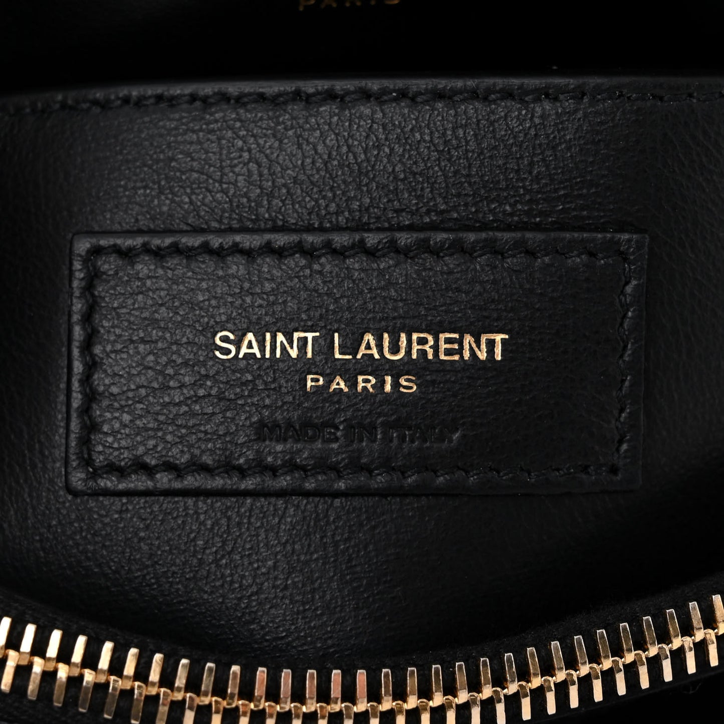 Calfskin Y Quilted Monogram Small Loulou Chain Satchel Black