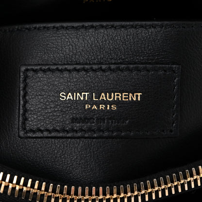 Saint Laurent Calfskin Y Quilted Monogram Small Loulou Chain Satchel Black 6 of 11