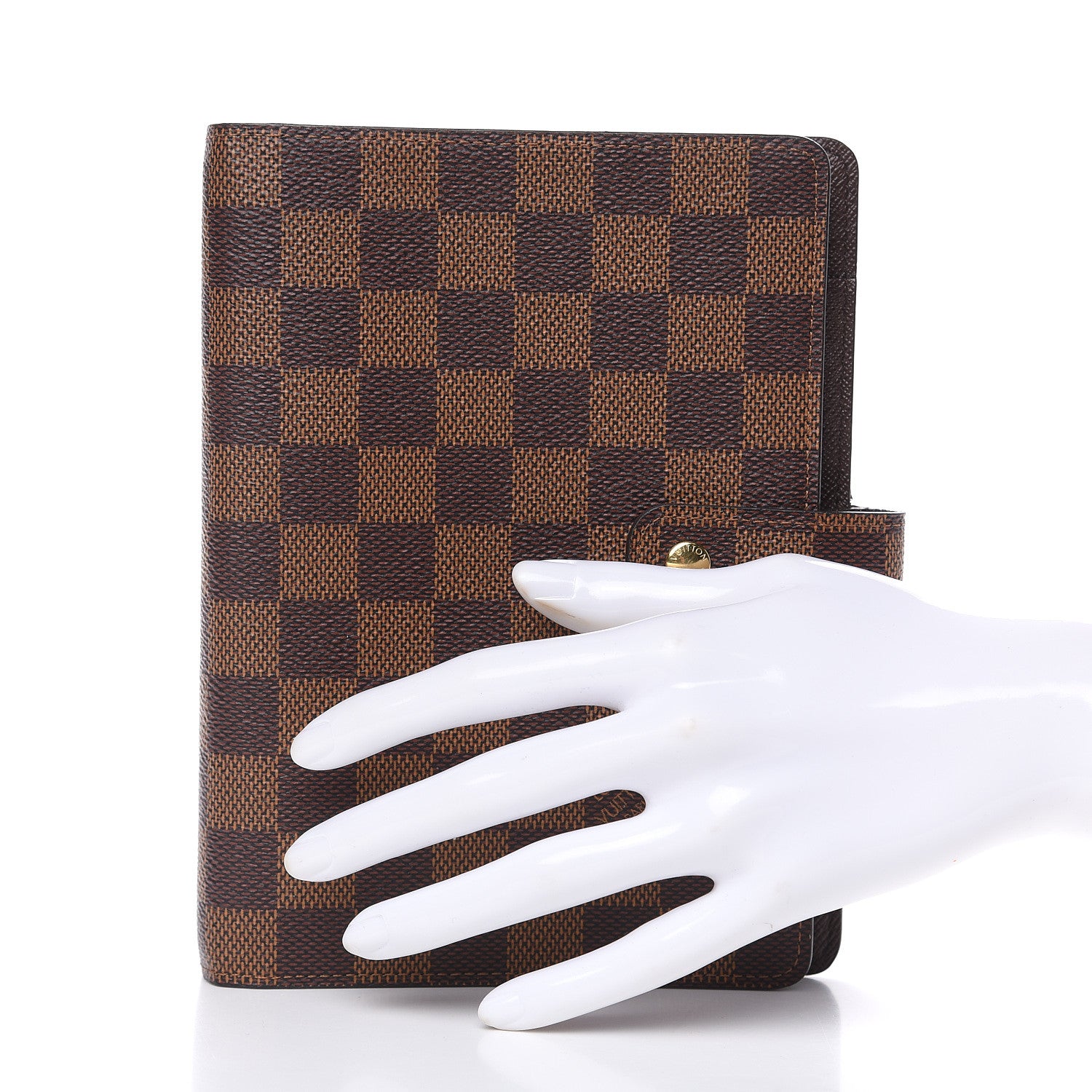 Louis Vuitton Damier Ebene Medium Ring Agenda Cover 2 of 8