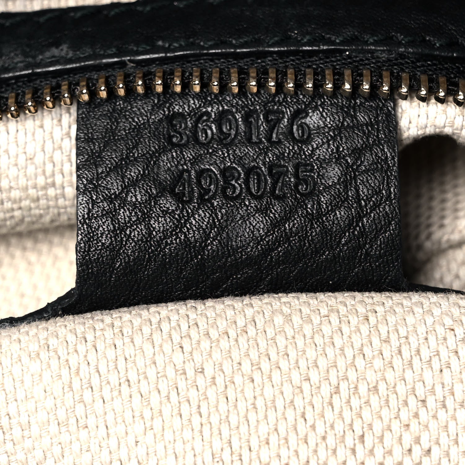 Gucci Pebbled Calfskin Small Soho Top Handle Bag Black 7 of 10