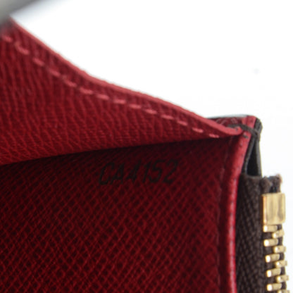 Louis Vuitton Monogram Emilie Wallet Red 7 of 7