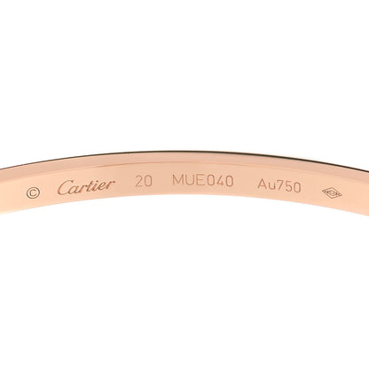 Cartier 18K Pink Gold Small LOVE Bracelet 20 5 of 6