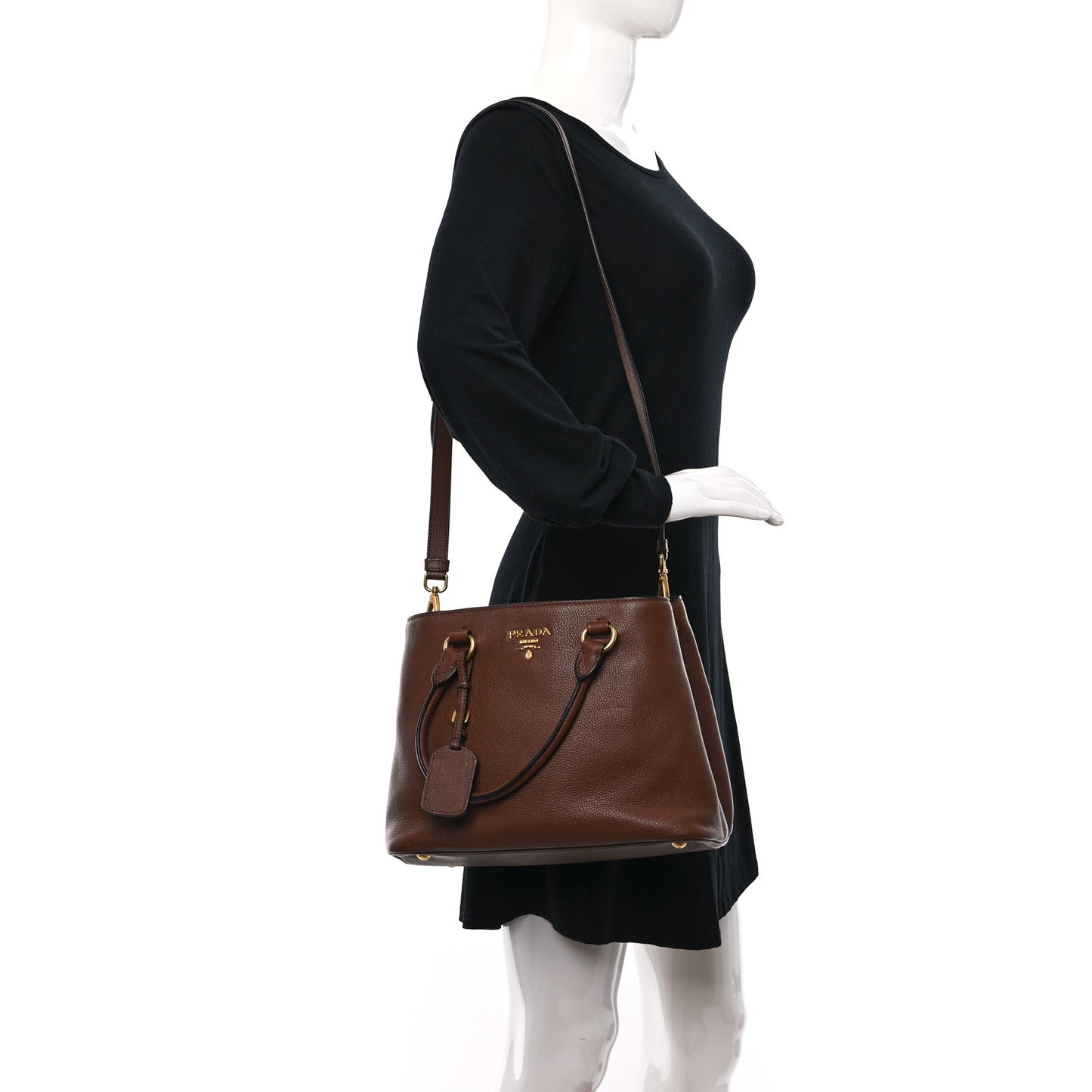 Vitello Daino Tote Brown
