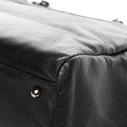 Chanel Deerskin Luxe Ligne Large Bowler Black 11 of 15