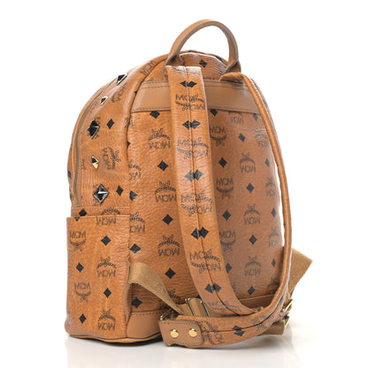 MCM Visetos Studded Small Stark M Backpack Cognac 2 of 8