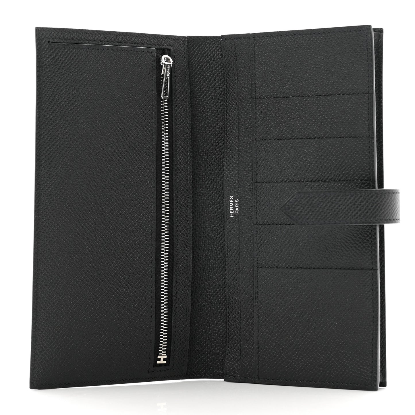 Epsom Monochrome Bearn Gusset Wallet Black