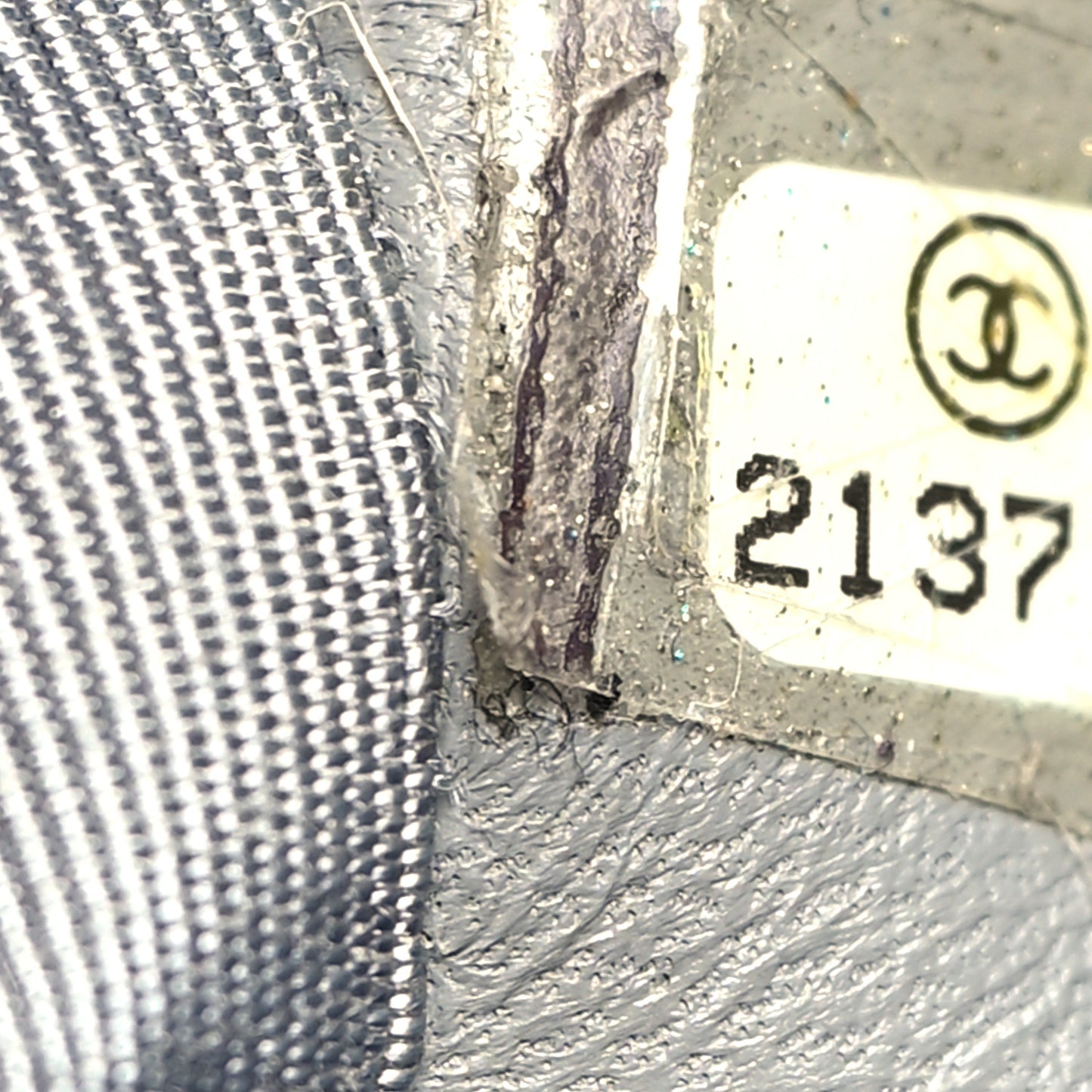 Calfskin Cerf Executive Shopper Tote Blue