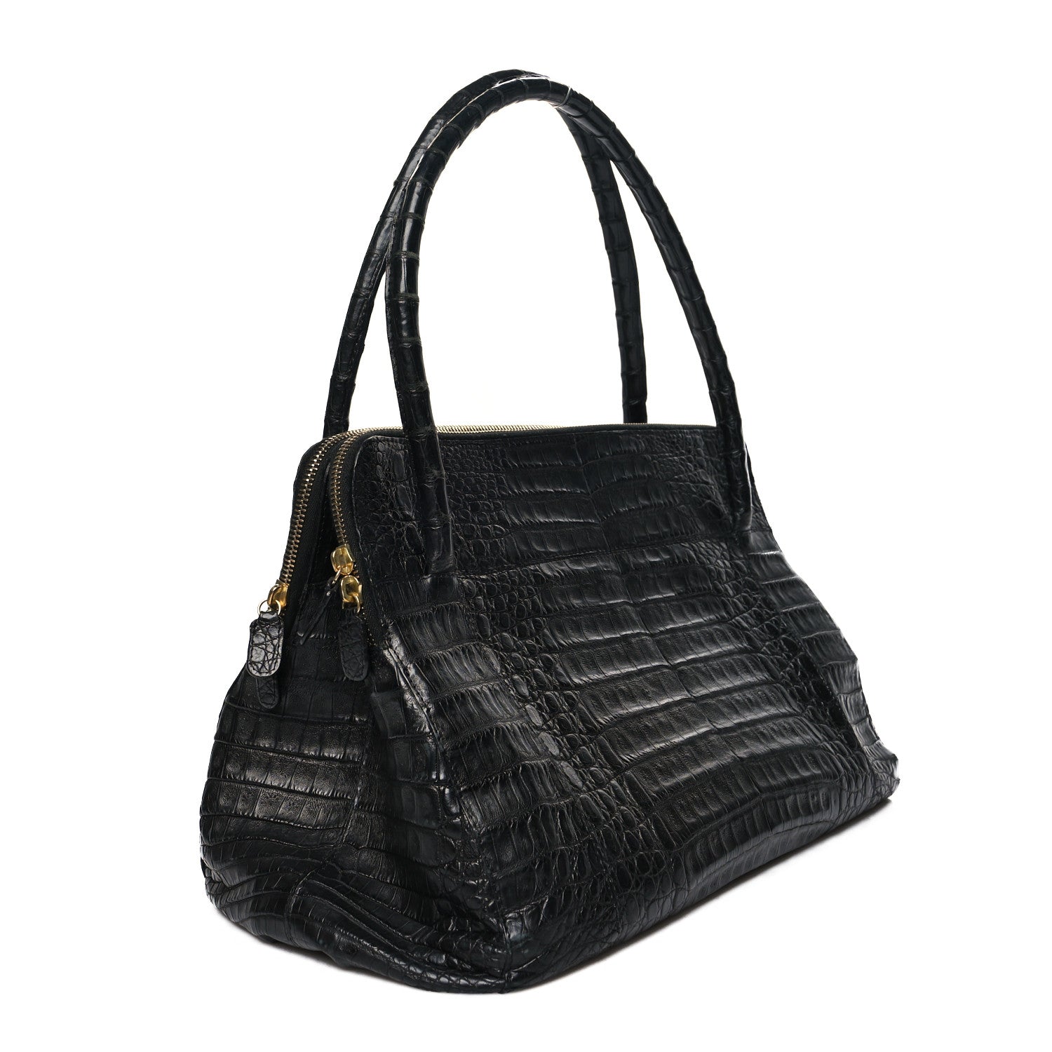 Nancy Gonzalez Crocodile Large Linda Tote Tote Black 3 of 18