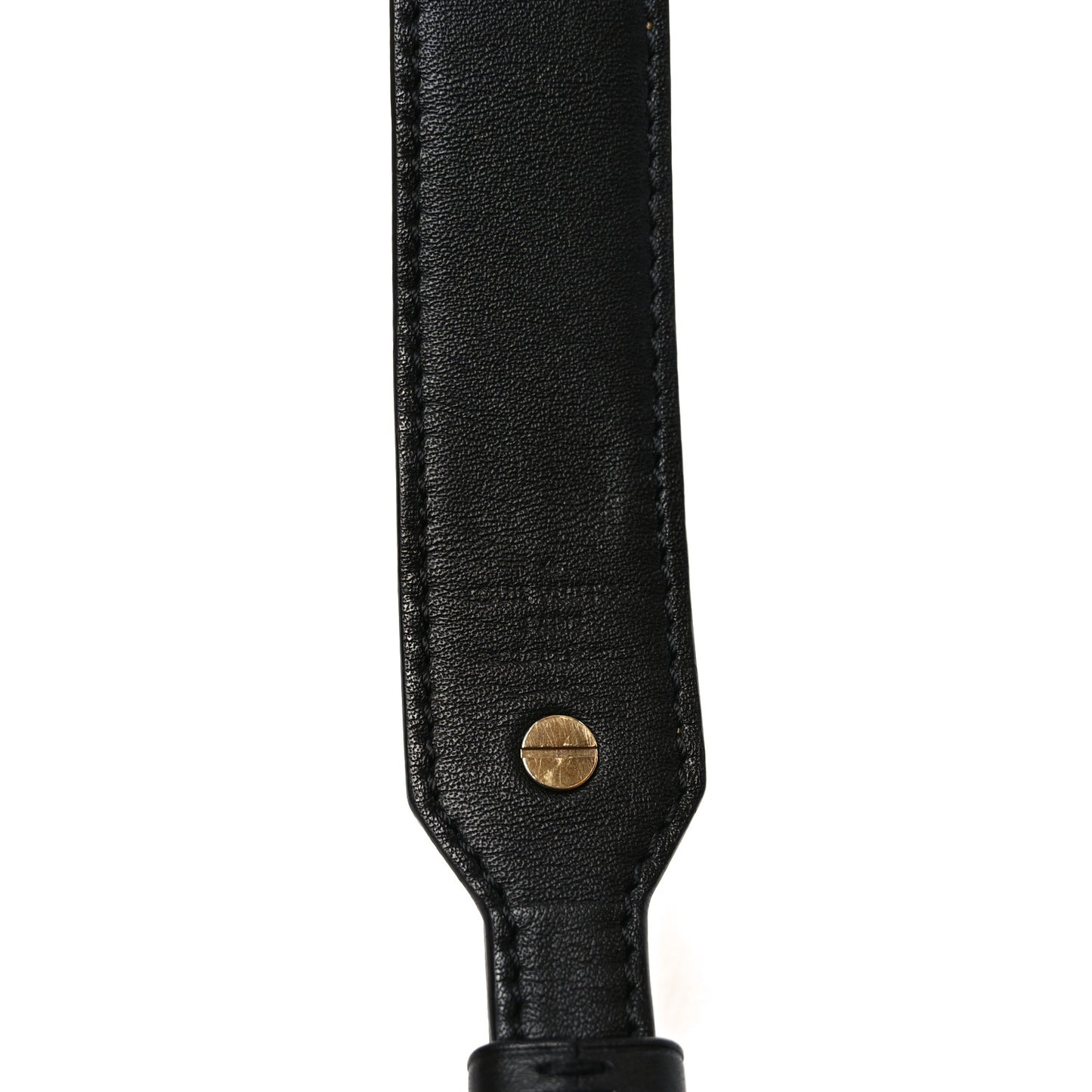 Reverse Monogram Bandouliere Shoulder Strap XL Black