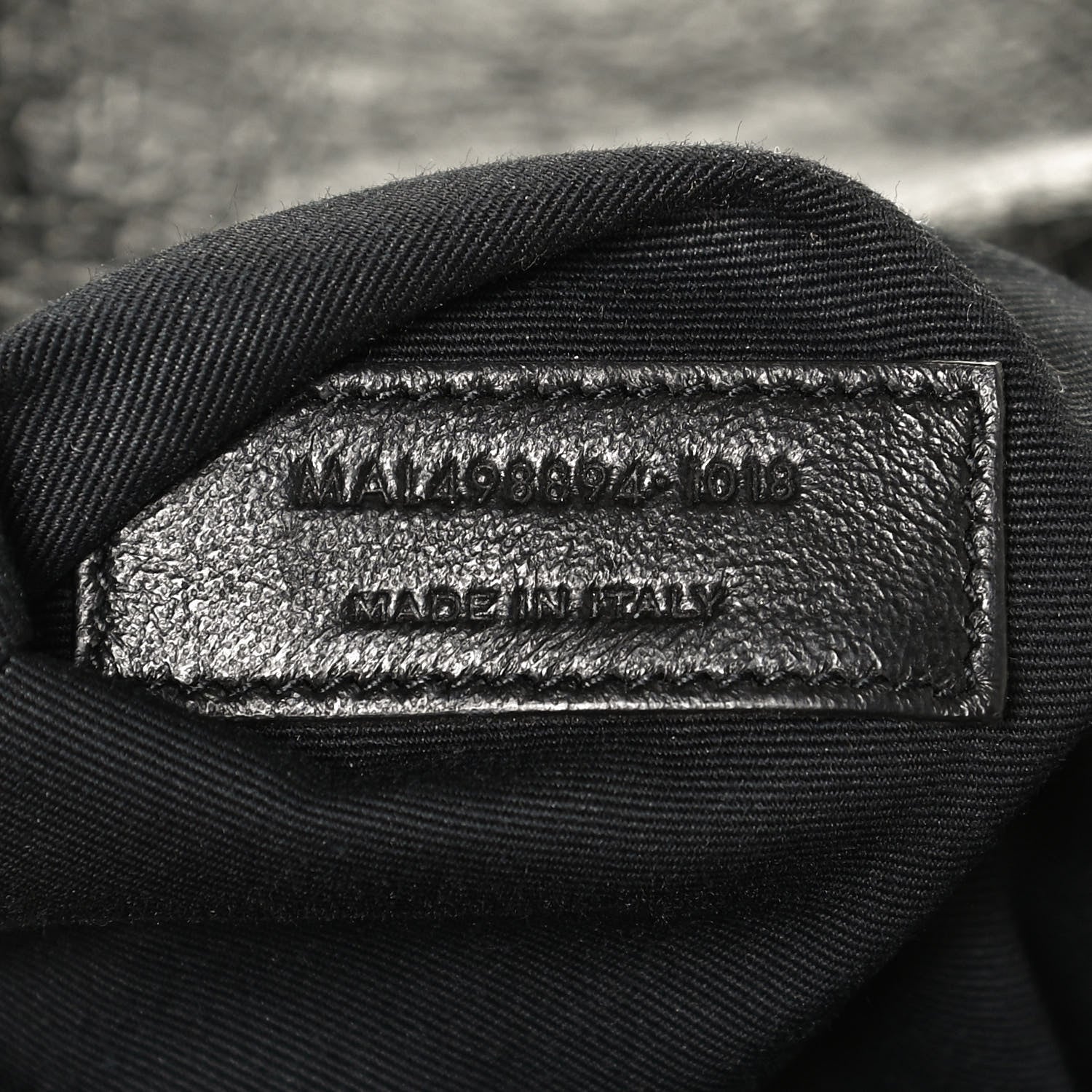Saint Laurent Crinkled Calfskin Matelasse Monogram Medium Niki Chain Satchel Black 7 of 11