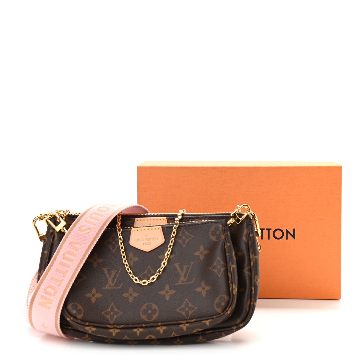 Monogram Multi Pochette Accessories Rose Clair