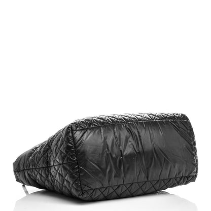 Chanel Nylon Quilted Large Coco Cocoon Tote Black 4 of 6