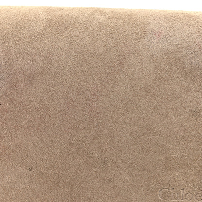 Chloe Suede Calfskin Small Faye Shoulder Bag Motty Grey 18 of 19