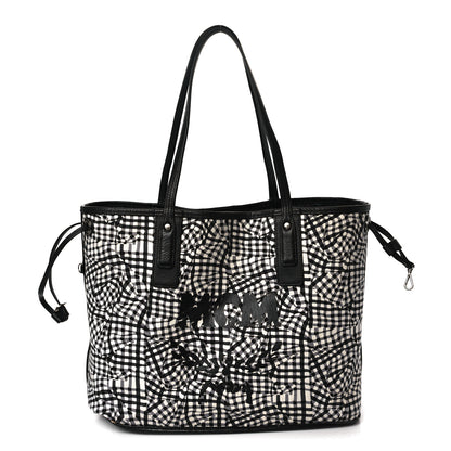 MCM Visetos Medium Liz Reversible Shopper Tote Black 2 of 12