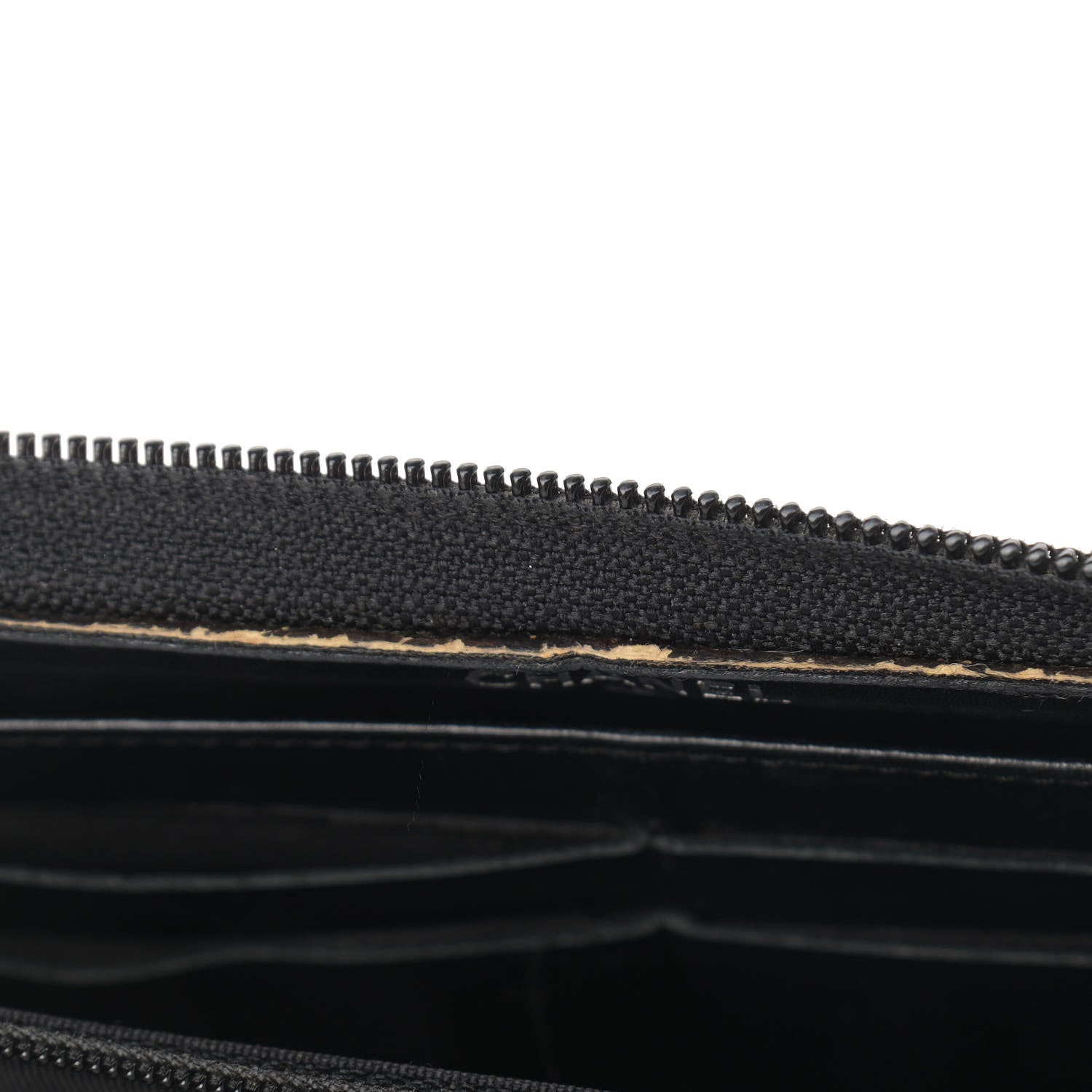 Chanel Patent Large Gusset CC Zip Wallet Black 8 of 9