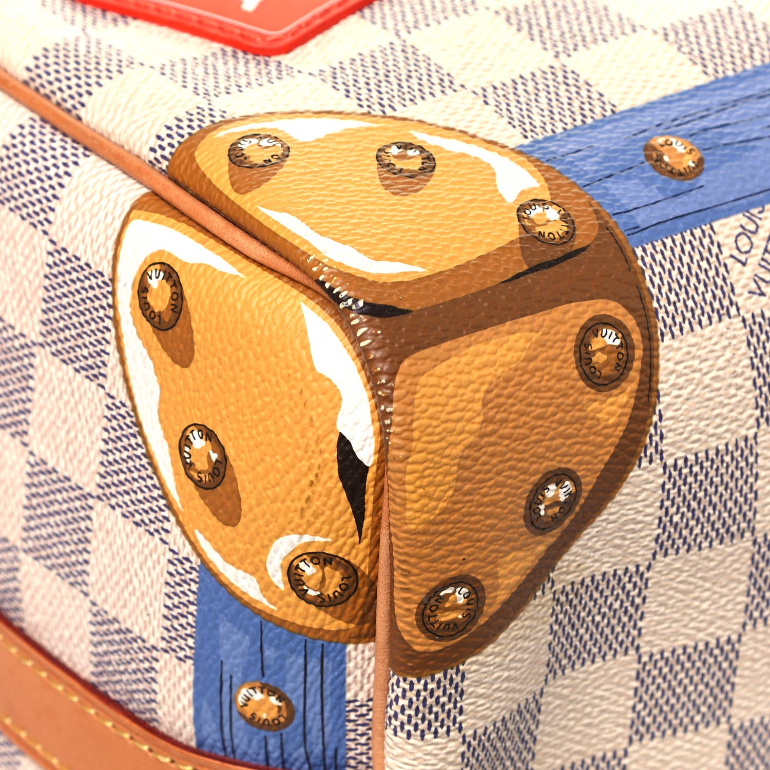 Louis Vuitton Damier Azur Summer Trunks Speedy Bandouliere 30 9 of 13