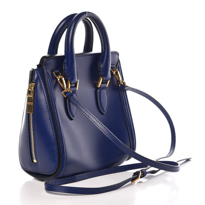 Alexander McQueen Calfskin Mini Heroine Royal Blue 4 of 11