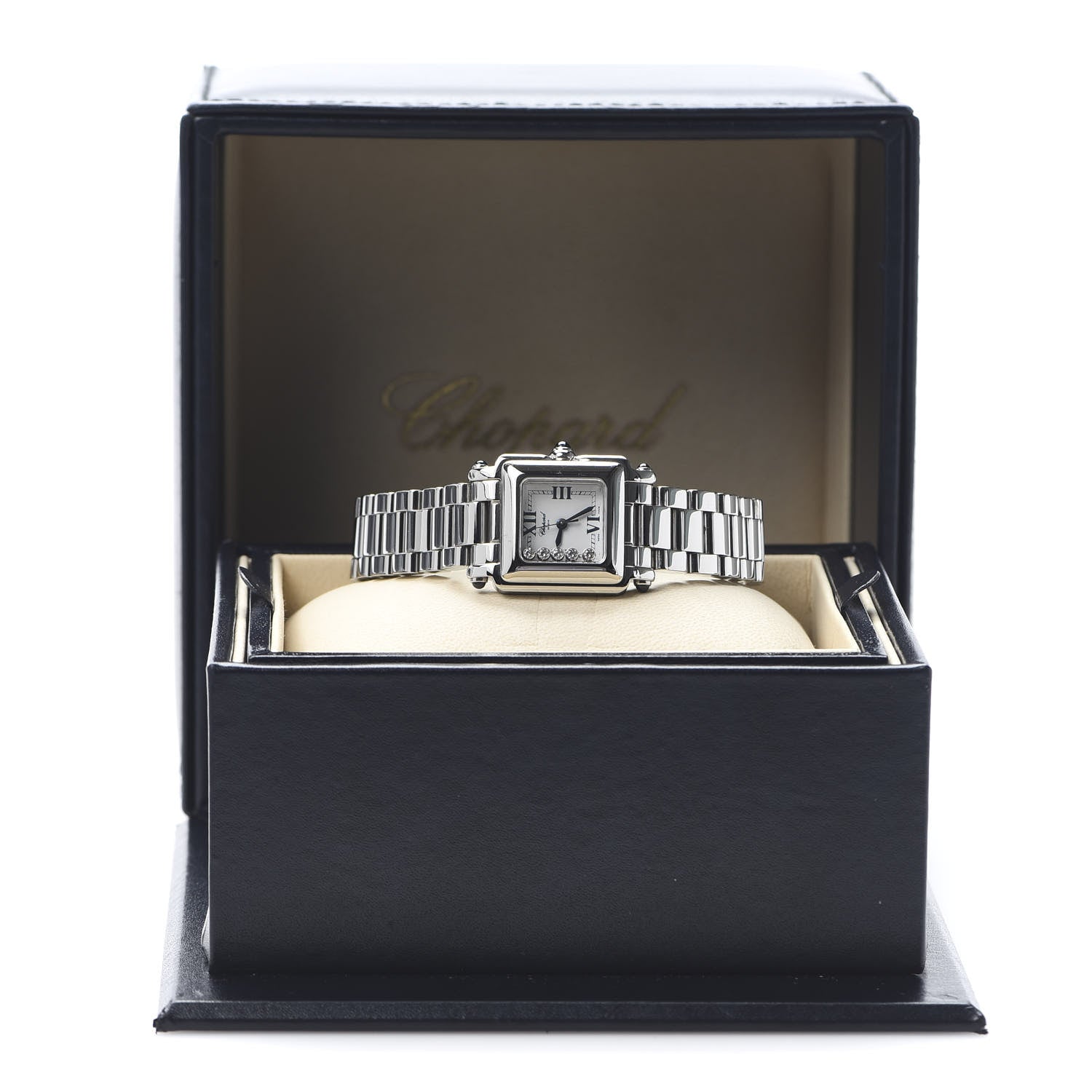 Chopard Stainless Steel 5 Diamond 23mm Happy Sport Quartz Watch 7 of 7