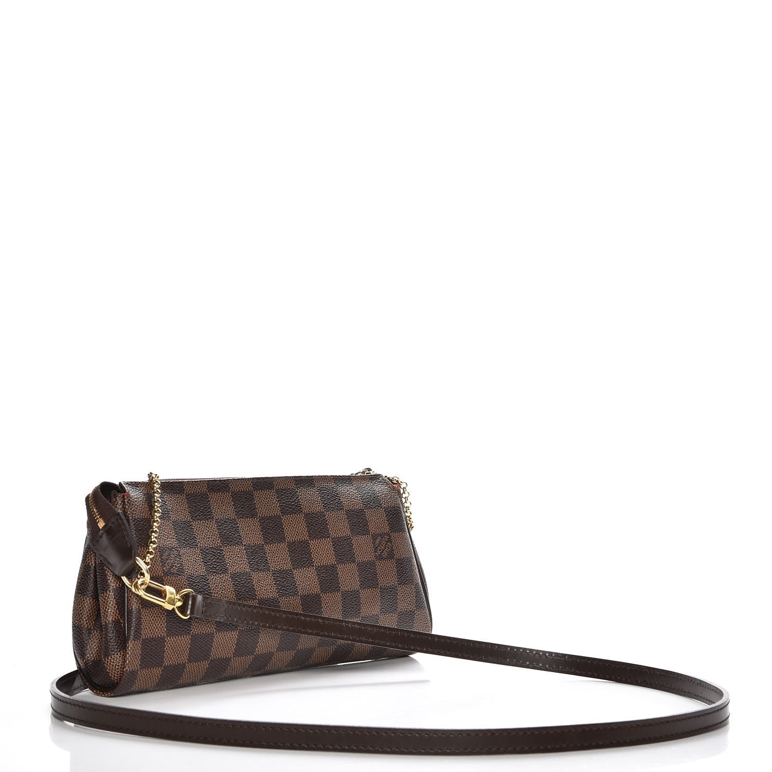 Louis Vuitton Damier Ebene Eva Clutch 3 of 8