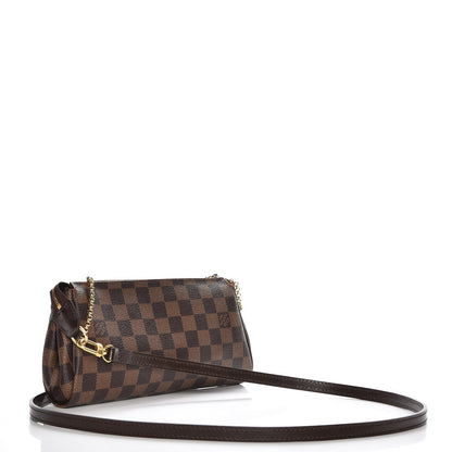 Louis Vuitton Damier Ebene Eva Clutch 3 of 8