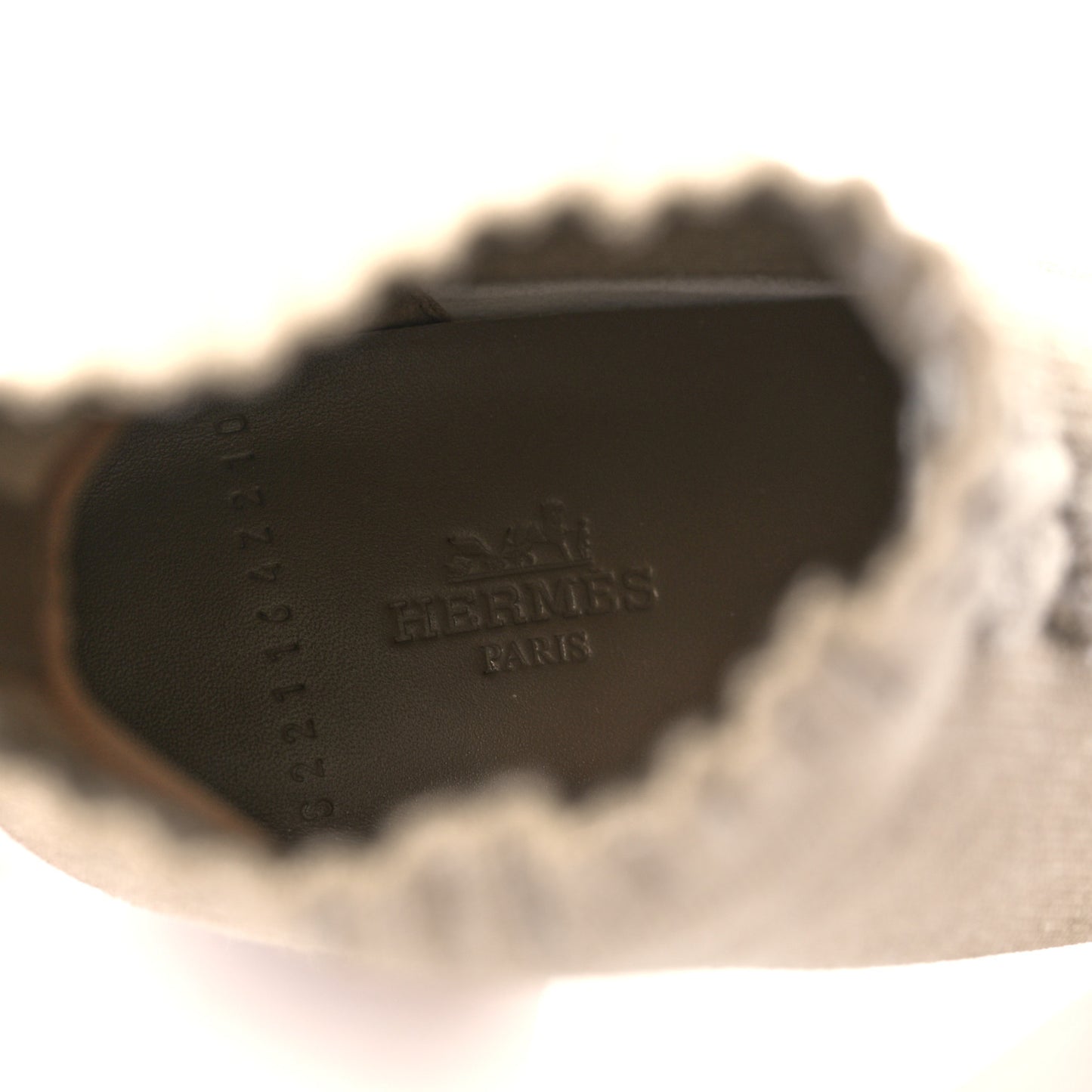 Knit Calfskin Volver 60 Ankle Boots 37 Nocciola