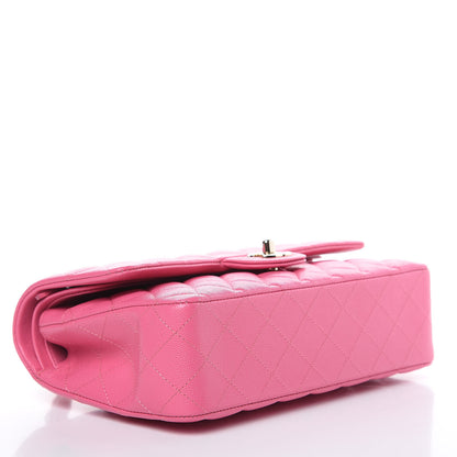 Chanel Caviar Quilted Medium Double Flap Pink 4 of 11