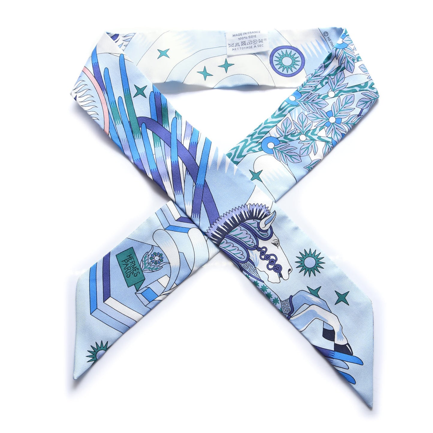 Silk La Source de Pegase Twilly Ciel Bleu Royal White
