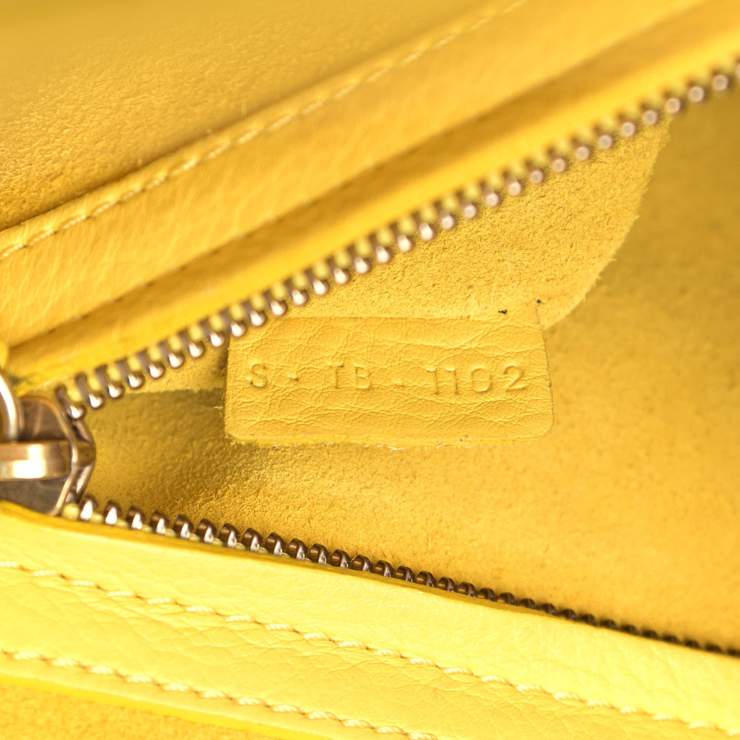 Grained Calfskin Medium Phantom Luggage Yellow