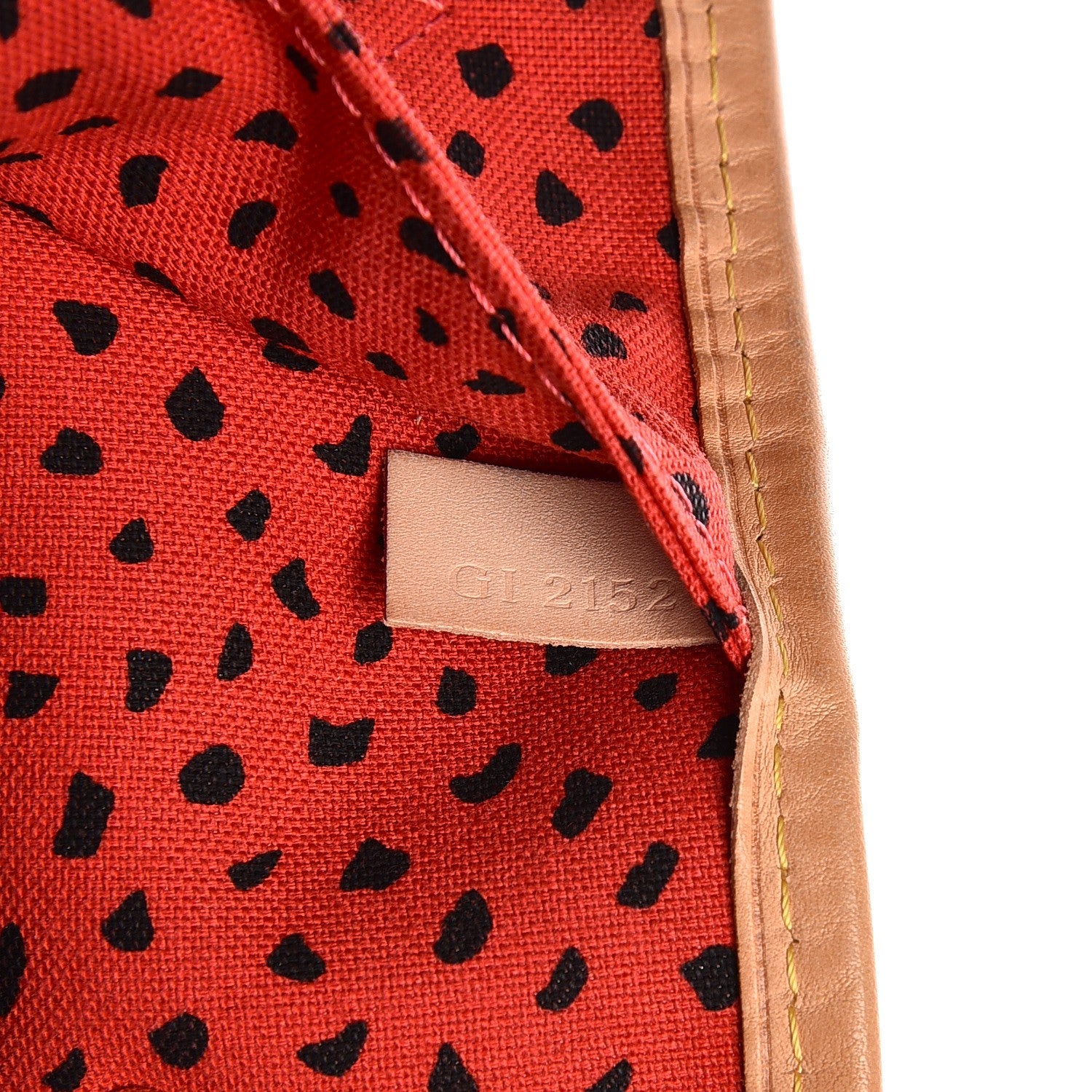 Louis Vuitton Monogram Kusama Waves Neverfull MM Red 7 of 8