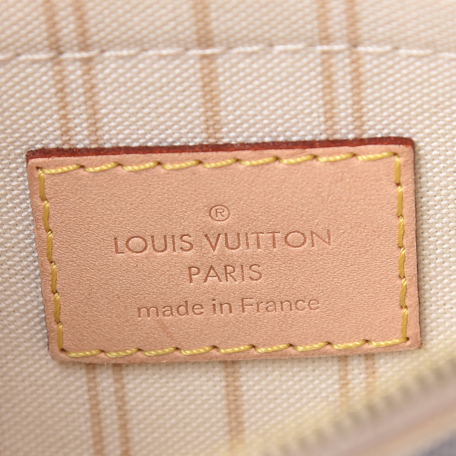 Louis Vuitton Damier Azur Neverfull PM Pochette 6 of 9