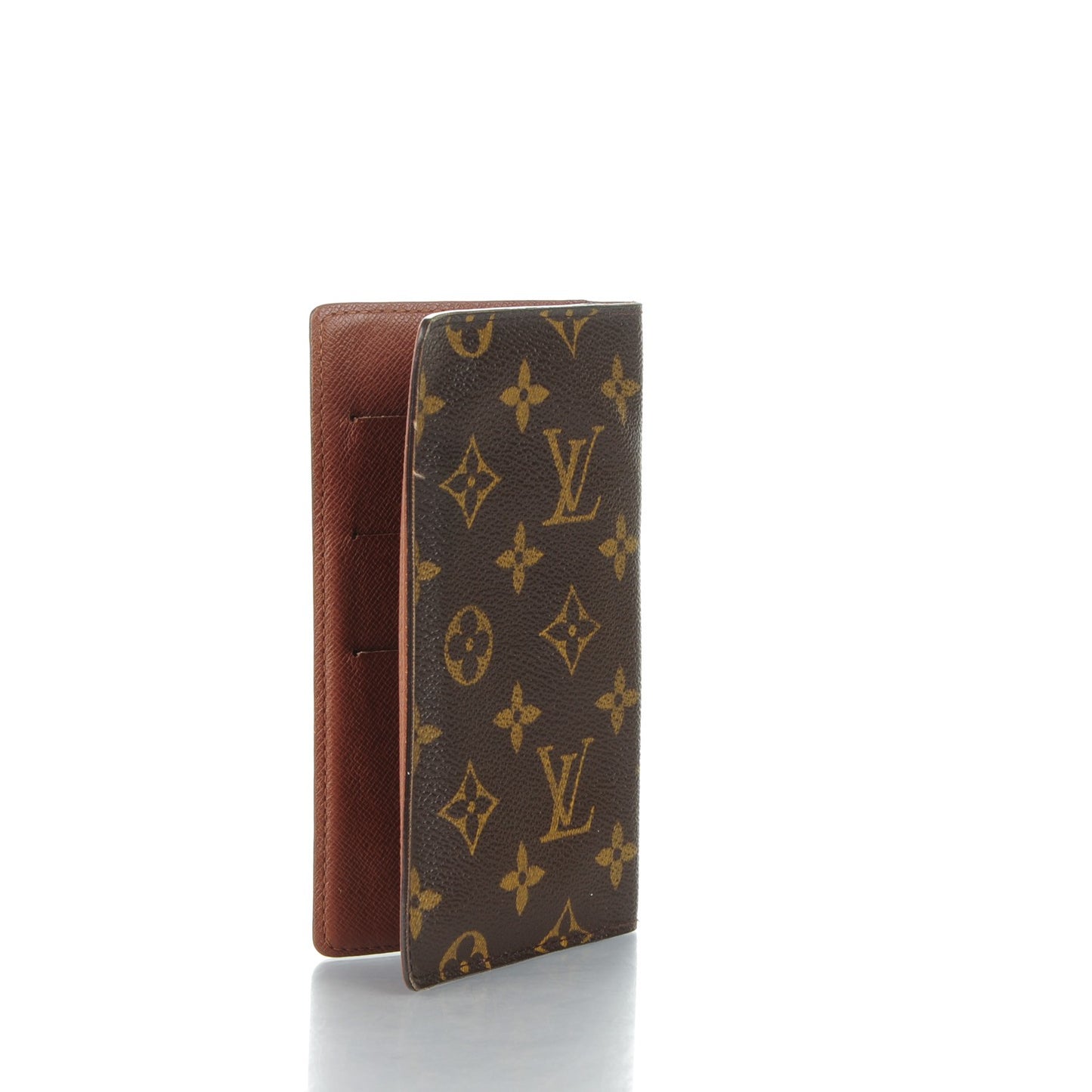 Monogram Checkbook Holder Wallet