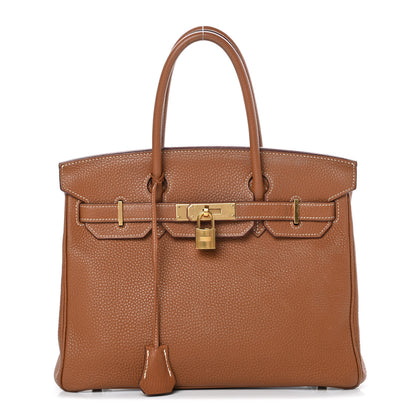 Hermes Togo Birkin 30 Gold 1 of 40