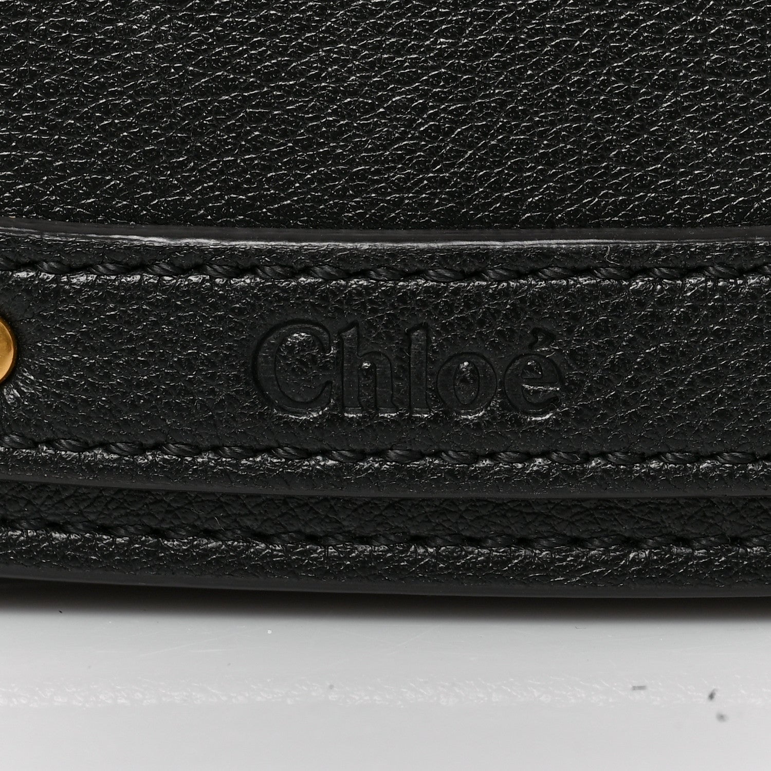 Chloe Calfskin Small Nile Bracelet Bag Black 9 of 9