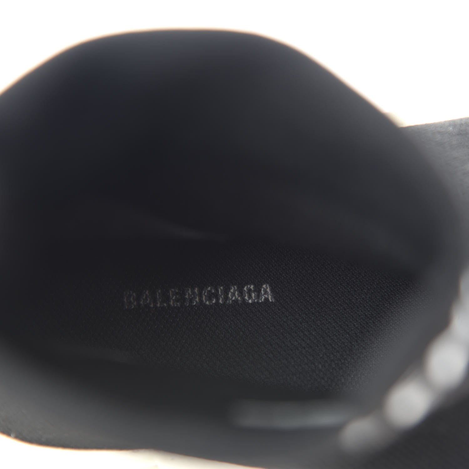 Balenciaga Neoprene Knit Mens Speed Cuffed Sneakers 40 Black White Yellow Fluo 7 of 7
