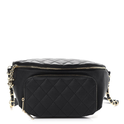 Chanel Caviar Quilted Business Affinity Waist Belt Bag Black 1 of 9