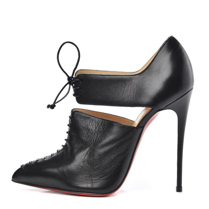Christian Louboutin Kid Corsita 120 Ankle Boots 36.5 Black 1 of 10