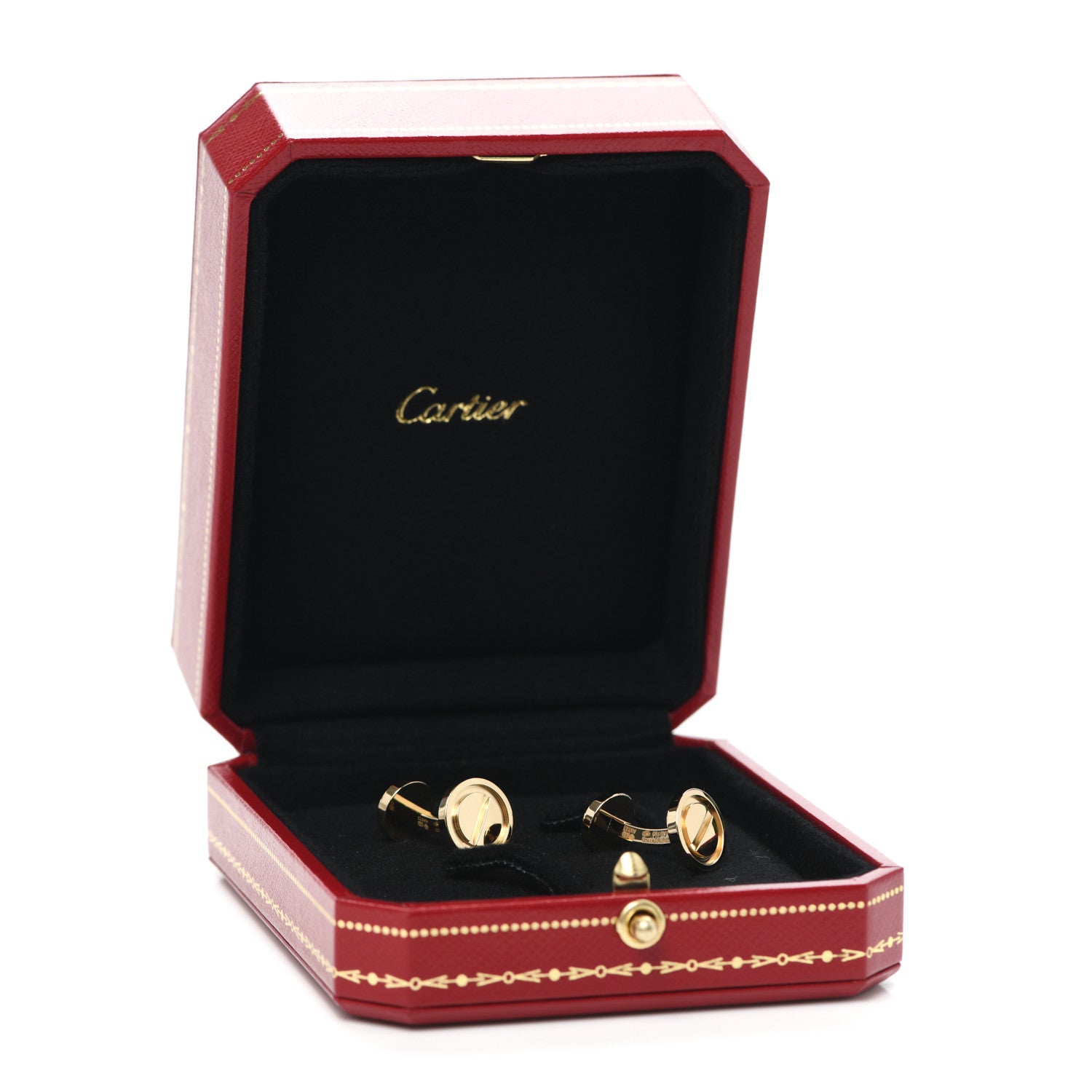 Cartier 18K Yellow Gold LOVE Cufflinks 5 of 5