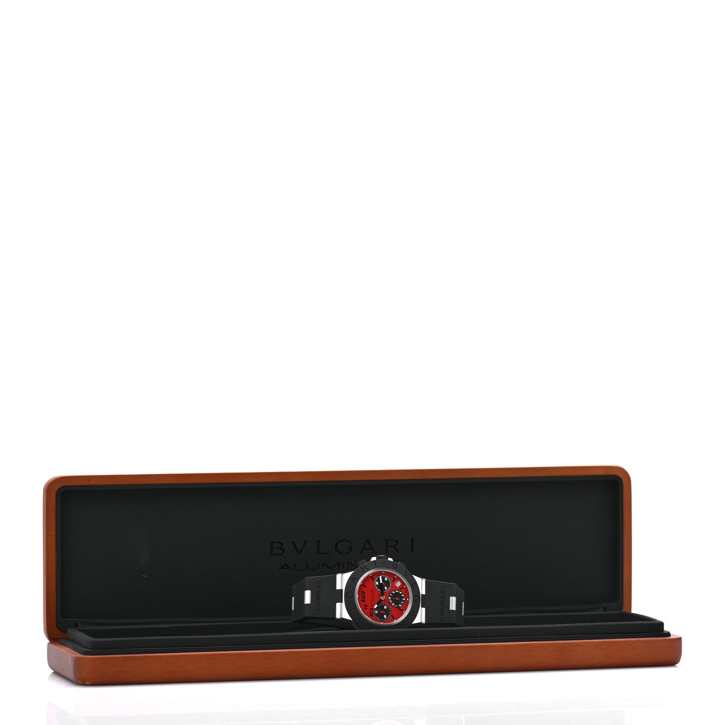 Aluminum Rubber 40mm Chronograph Ducati Automatic Watch Red