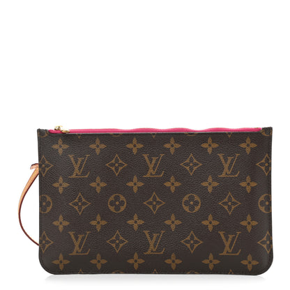 Louis Vuitton Monogram Neverfull MM GM Pochette Pivoine 1 of 8