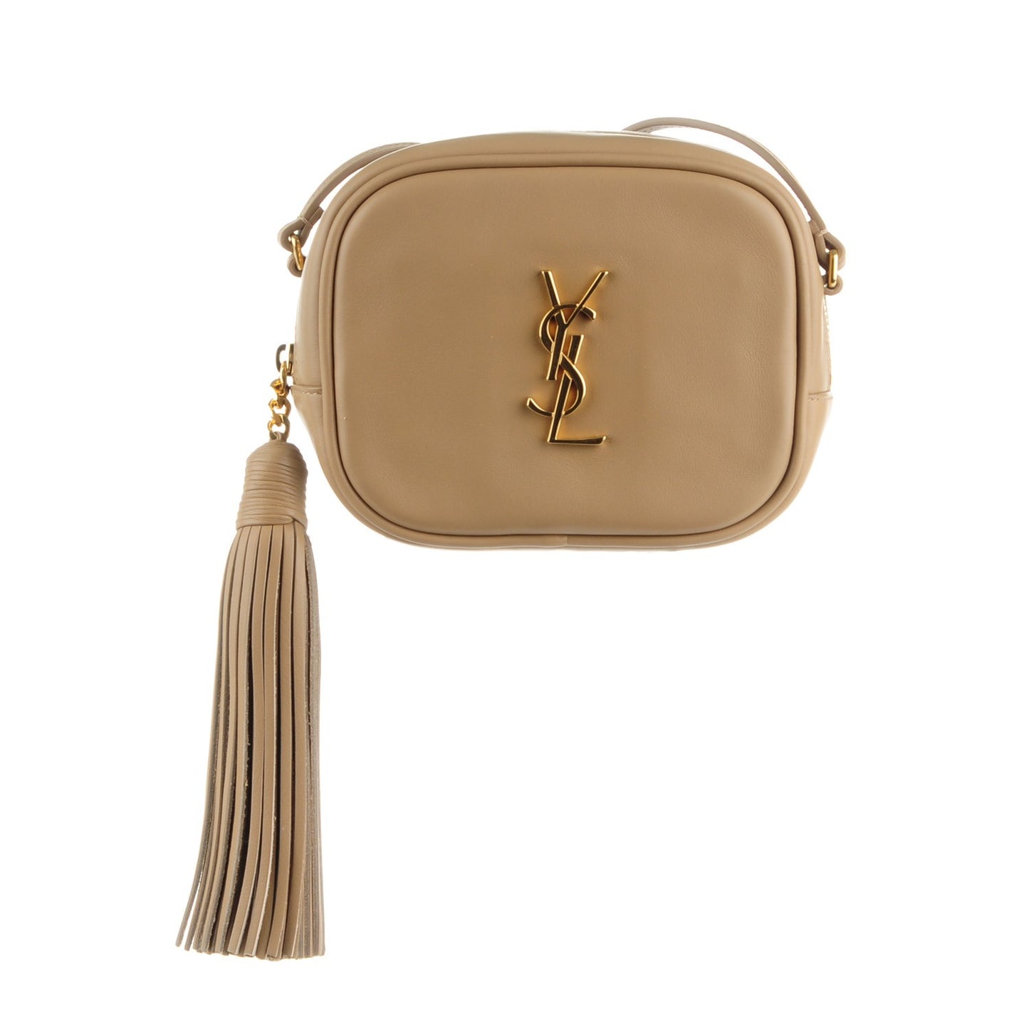 Nappa Monogram Blogger Bag Deep Beige