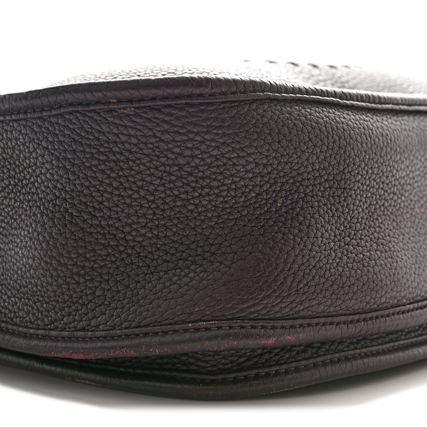 Hermes Taurillon Clemence Evelyne III GM Raisin 9 of 14