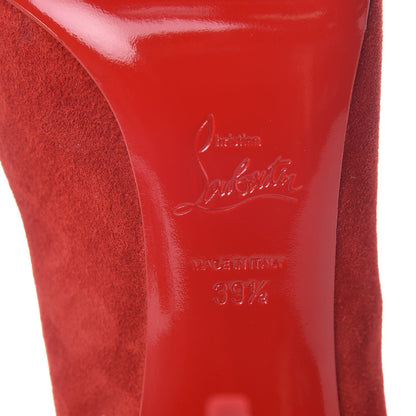 Christian Louboutin Veau Velours Pigalle Follies 100 Pumps 39.5 Flamenco 6 of 8