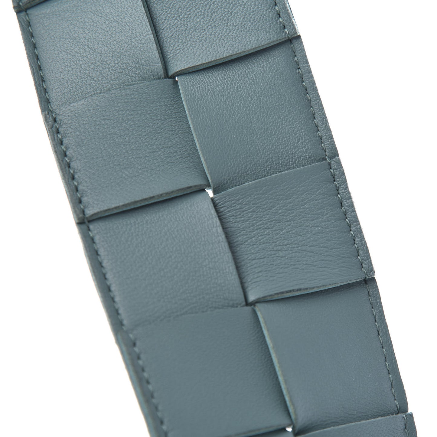 Nappa Maxi Intrecciato Wide Belt 80 32 Storm
