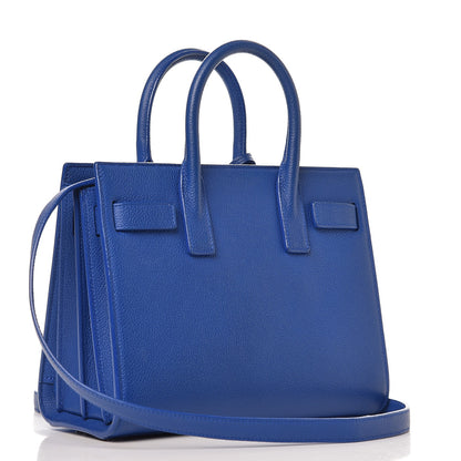 Saint Laurent Calfskin Nano Sac De Jour Cobalt Blue 4 of 8
