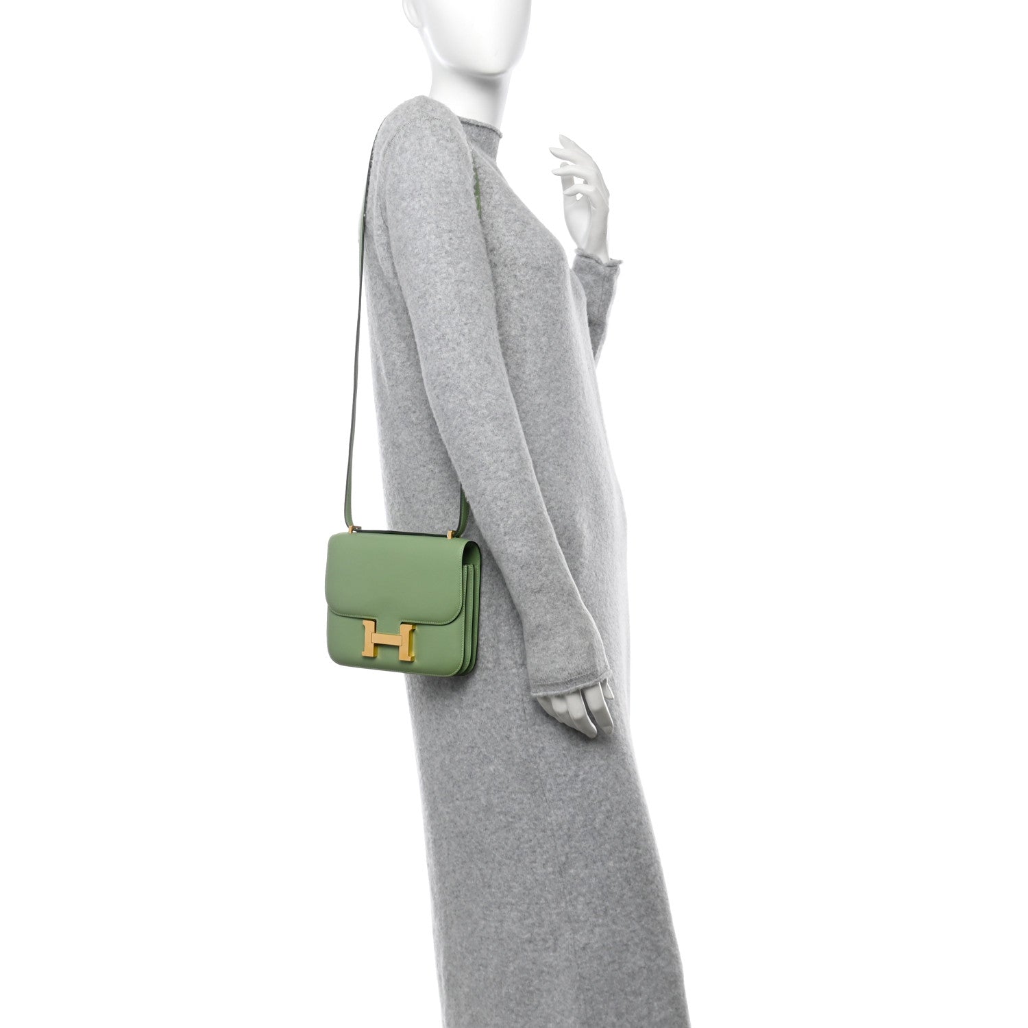 Hermes Swift Constance 18 Vert Criquet 2 of 11