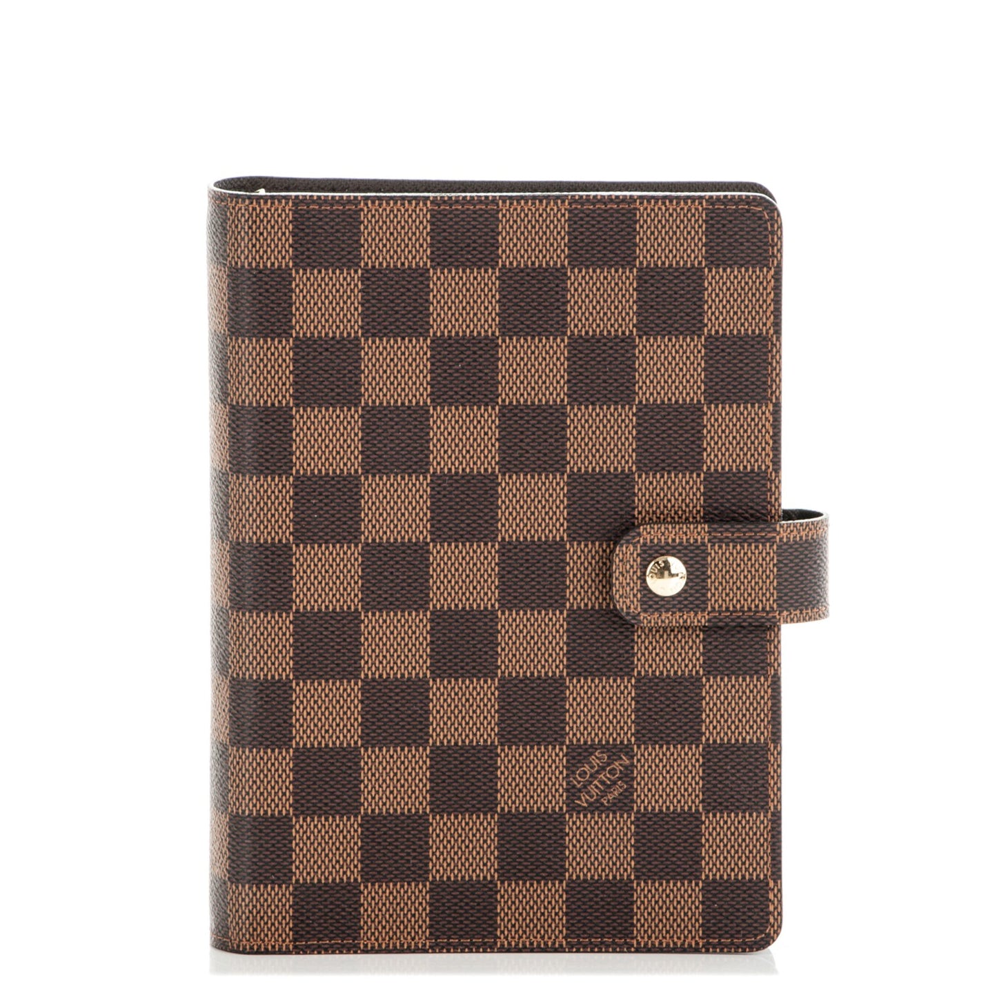 Damier Ebene Medium Ring Agenda Cover