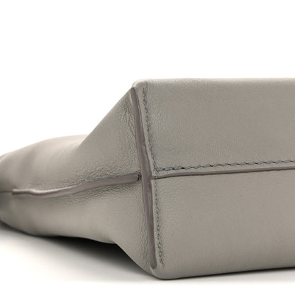 Loewe Calfskin Mini Flamenco Knot Clutch Pearl Grey 9 of 12