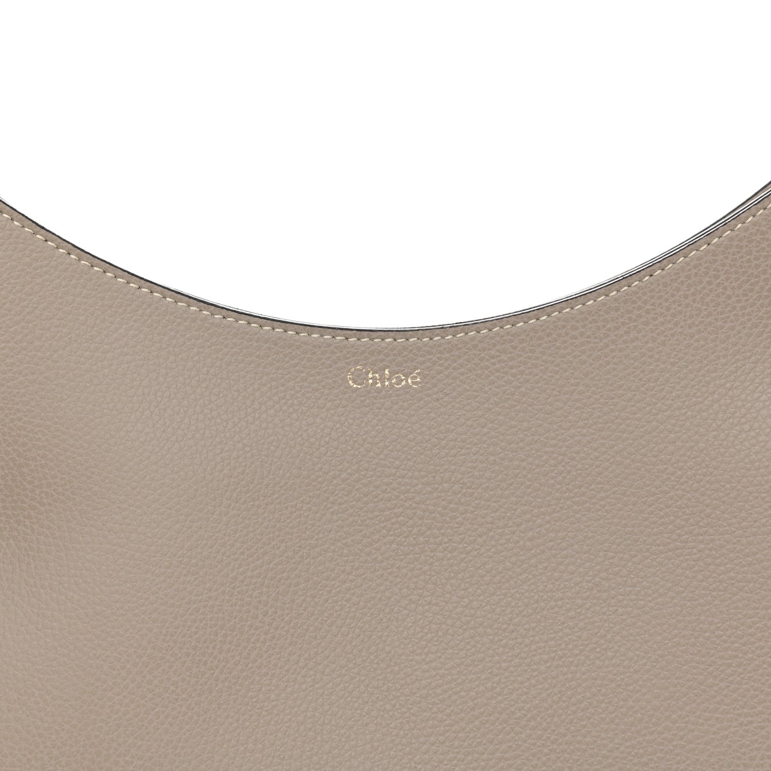 Chloe Small Grain Smooth Calfskin Medium Darryl Hobo Motty Grey 7 of 9