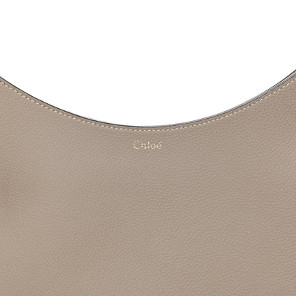 Chloe Small Grain Smooth Calfskin Medium Darryl Hobo Motty Grey 7 of 9