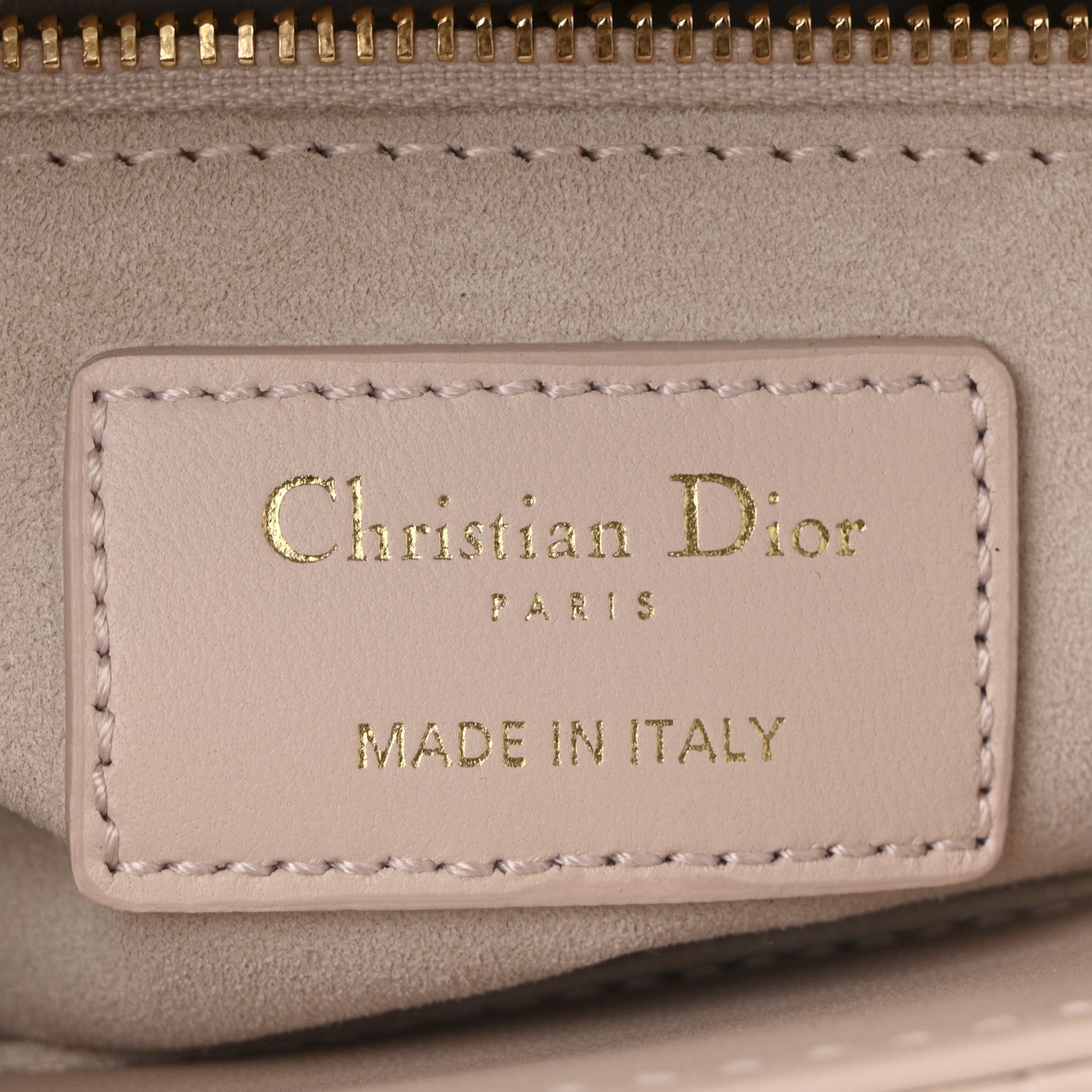 Christian Dior Lambskin Cannage Small My ABCDior Lady Dior Rose Poudre 6 of 10